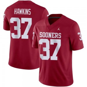 #37 Maliek Hawkins Oklahoma Crimson Men Jerseys 2025-26 College Football
