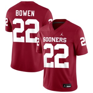 #22 Peyton Bowen Oklahoma Crimson Men Jerseys 2025-26 College Football