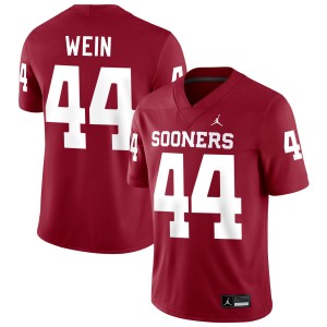 #44 Taylor Wein OU Sooners Crimson Mens Jerseys NCAA College Football