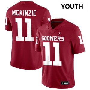 #11 Kobie McKinzie OU Crimson Youth Jersey Stitched College Football